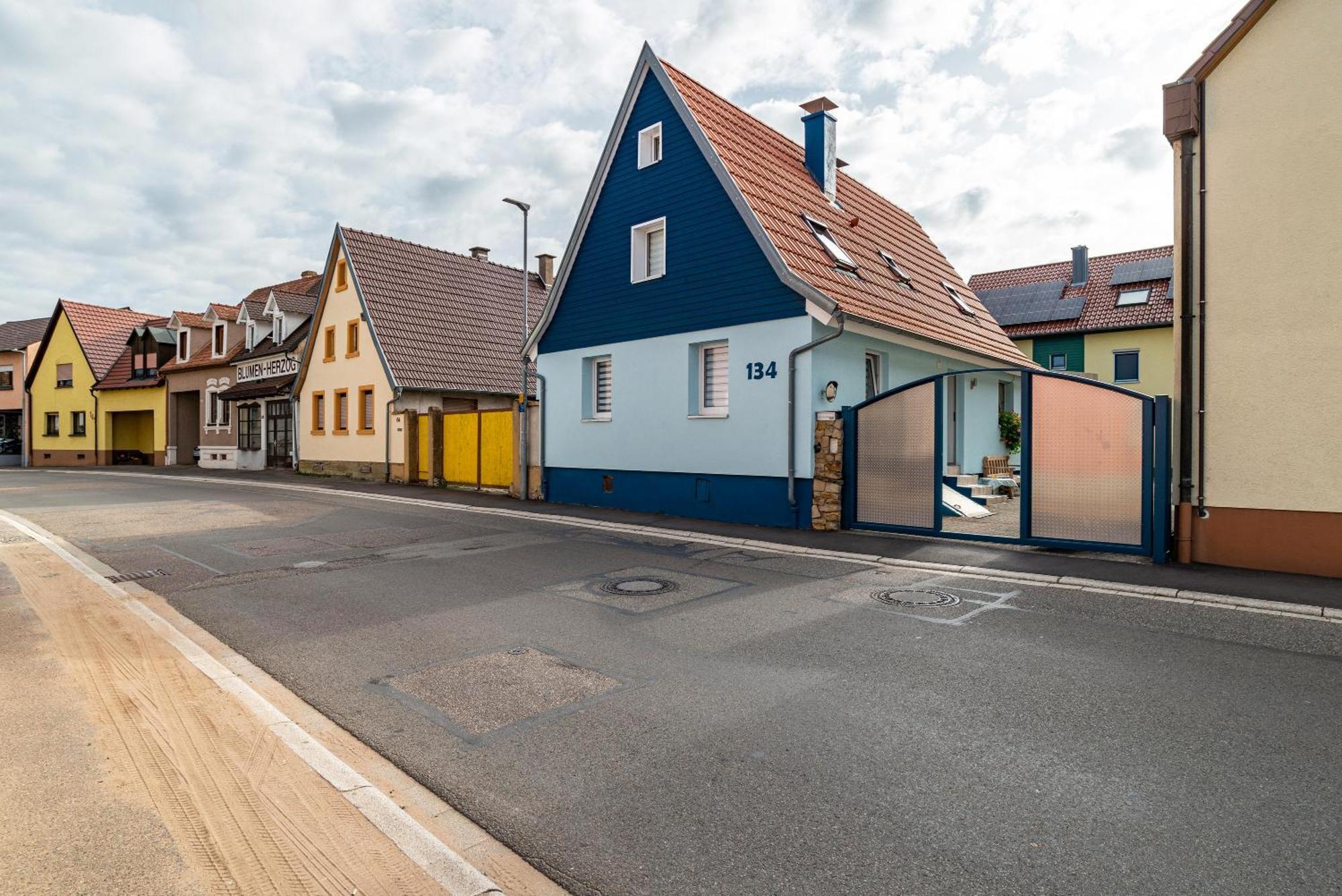 Ferienwohnung Blaues Haus Ubstadt-Weiher Extérieur photo